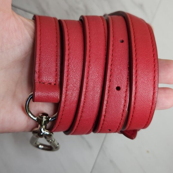 Like New Coach Blake Carryall Red Leather Shoulder Bag Purse - Picture 5 of 12